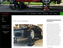 Tablet Screenshot of myliftstand.com